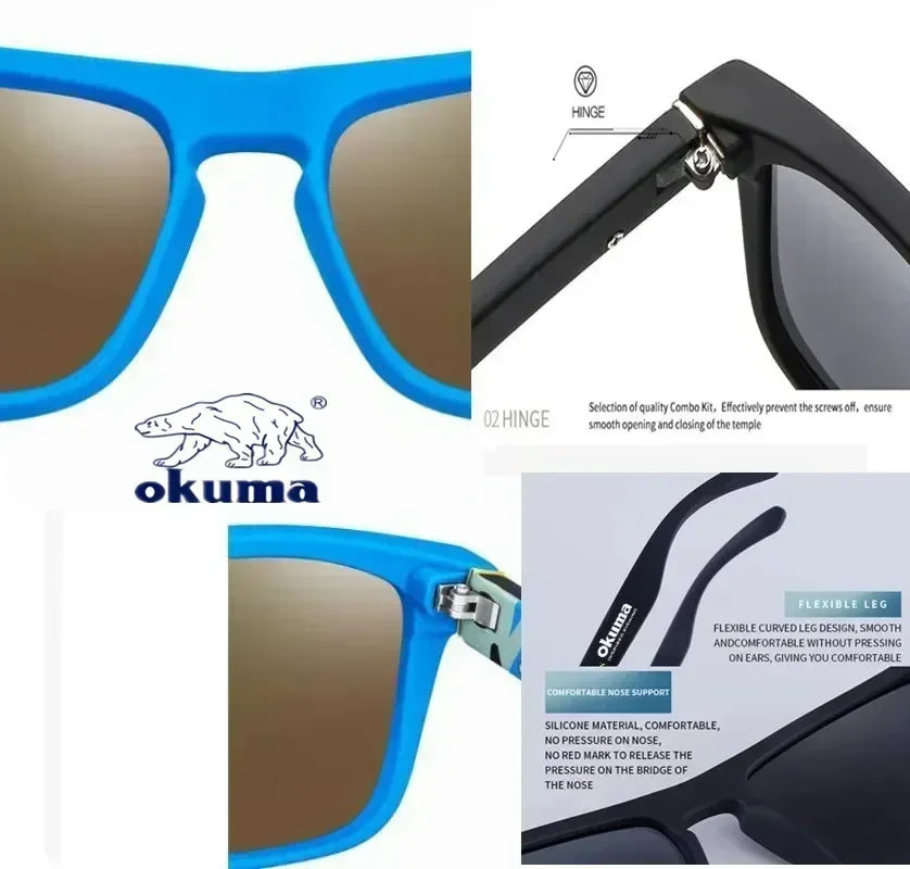 Lunettes de Soleil Polarisées UV400 — Chasse Pêche Conduite Vélo