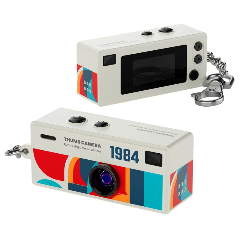 Mini cámara llavero de 0,96 pulgadas, cámara de acción retro, compatible con tarjeta de memoria, 1080P, cámara de vídeo muy pequeña, grabadora de vídeo