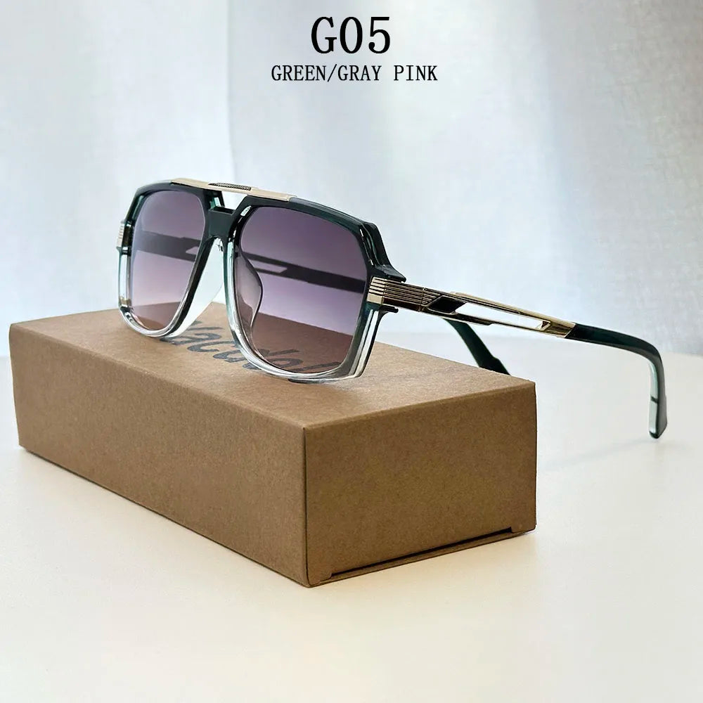 2026 Gafas de Sol de Lujo para Mujer Vintage Gafas de Sol Cuadradas para Hombre Envío Directo Gafas de Moda Gafas de Sol Hombre Gafas de Sol Mujer