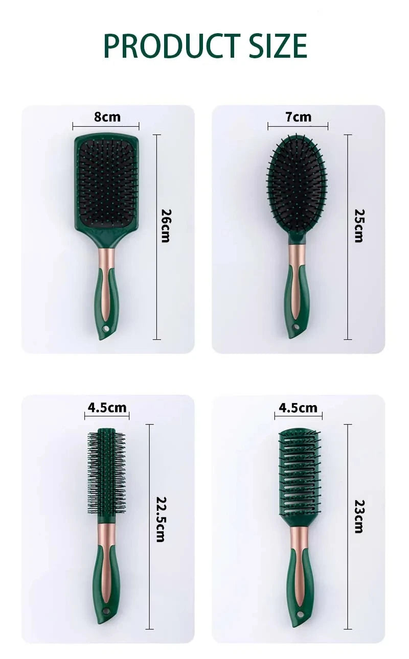 Peigne à coussin d'air ovale antistatique pour massage du cuir chevelu, outil exfoliant pour salon SPA, accessoire professionnel pour le coiffage et les soins capillaires