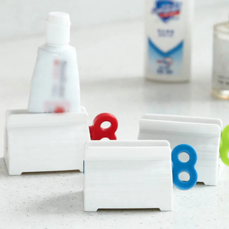 Rolling Toothpaste Squeezer for Lazy Man, Shampoo, Manual Clip, Versatile Facial Cleanser, 1/3 Pieces