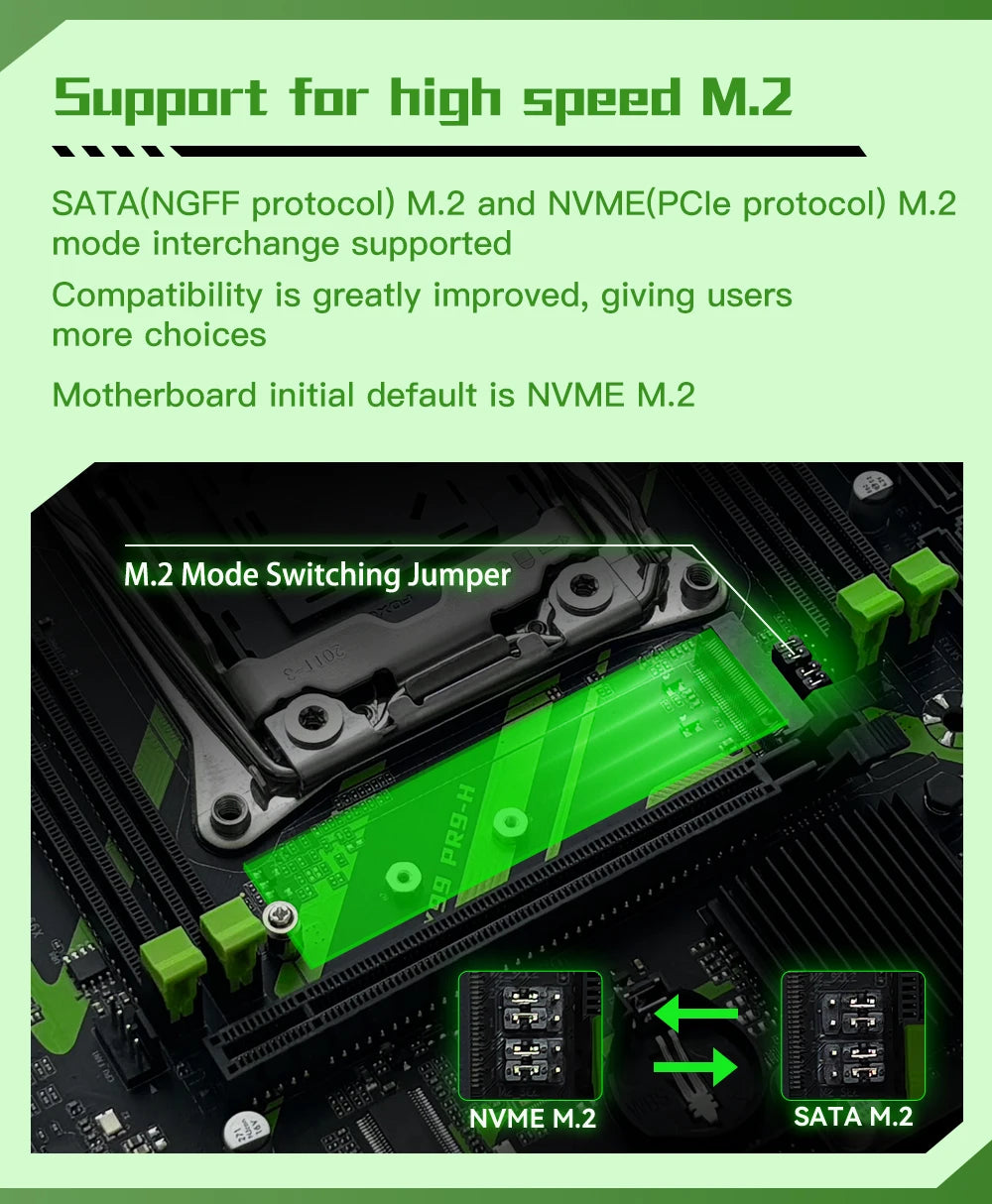 Carte mère PR9-H MACHINIST X99 LGA 2011-3, ensemble combo en option, processeur Xeon E5 2670 V3, 16 Go de RAM DDR4 ECC, mémoire NAME M.2