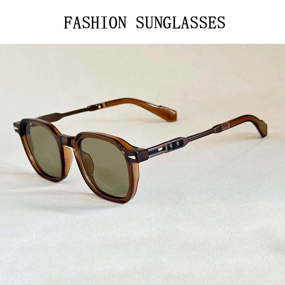 Lunettes de soleil pour hommes vintage — femmes, rétro, mode, vacances, 2025
