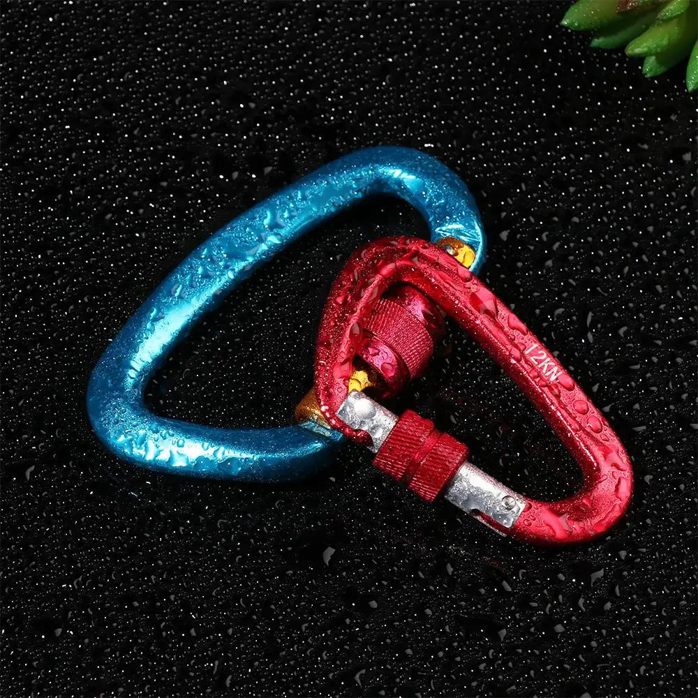 Accessoires de verrouillage principal de sécurité en aluminium de qualité, équipement de protection d'alpinisme, mousqueton professionnel, crochets pour clés d'escalade