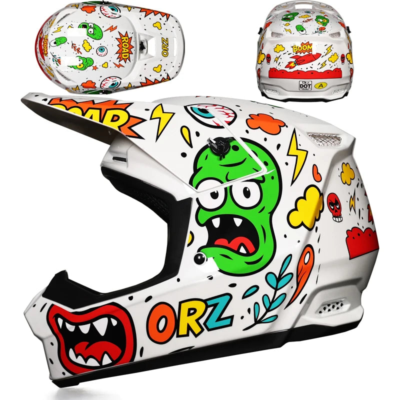 Professional Motorcycle Helmet Motocross Off-road Helmet Kids Off-road Helmet Capacete De Motocicleta