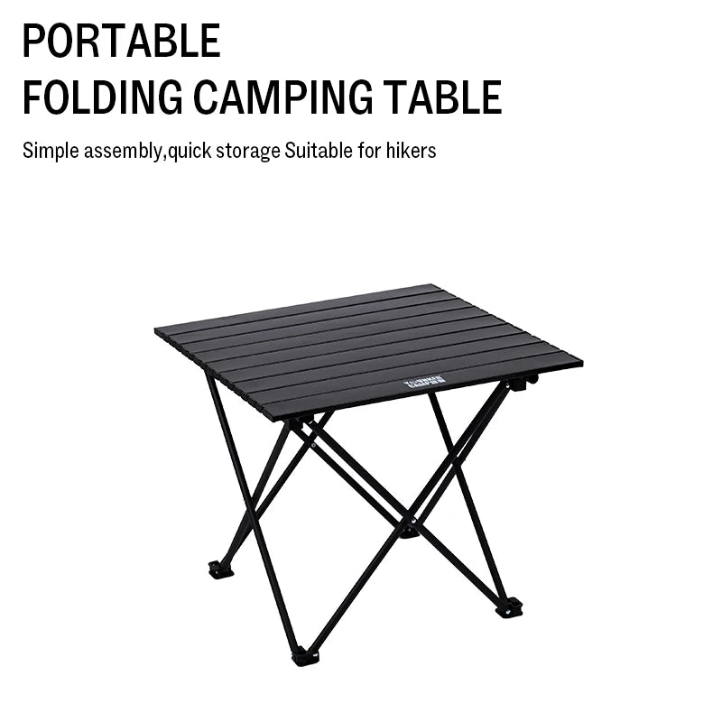 Table pliante d'extérieur, légère et Portable, pour Camping pique-nique, rouleau d'œufs, voyage sur route, petite Table ultralégère en alliage d'aluminium