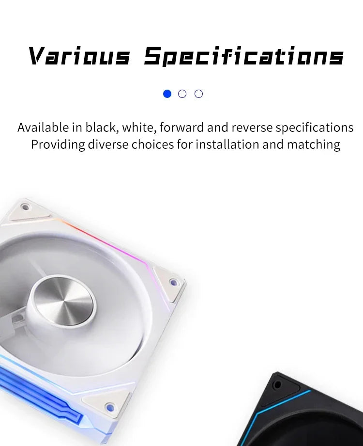 ICE baleine prisme 4RS ARGB PC boîtier ventilateur 120mm Infinity miroir conception carte mère éclairage synchronisation 4PIN PWM CPU refroidisseur ventilateur