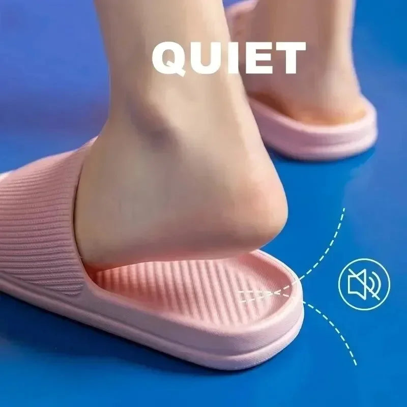 Zapatillas de Ducha Antideslizantes de EVA con Suela Suave y Masajeador para Hombres y Mujeres, Parejas, Impermeables, Casa, Ocio, Baño, Moda