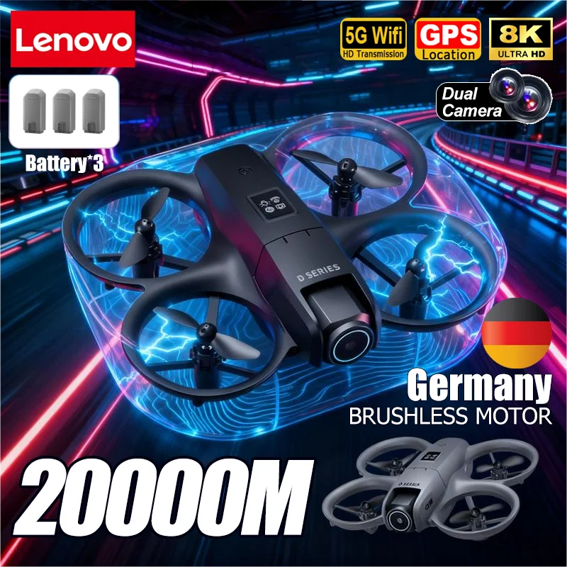 Drone GPS 8K HD professionnel — double caméra, évitement d'obstacles, moteur brushless, flux optique