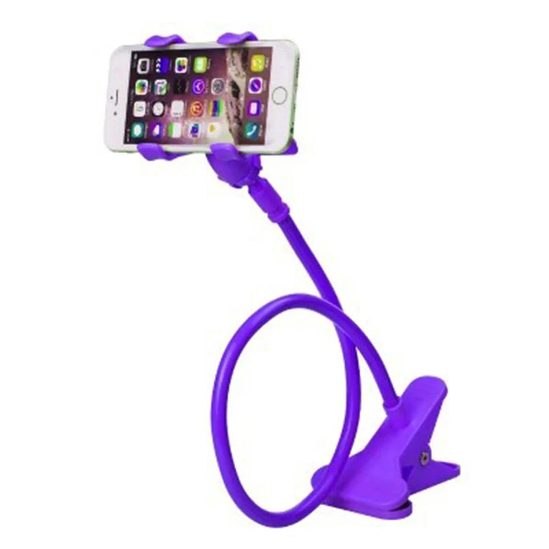 Soporte universal flexible para teléfono móvil, soporte perezoso ajustable, clip para teléfono móvil, cama para el hogar, soporte de escritorio, soporte rápido para smartphone