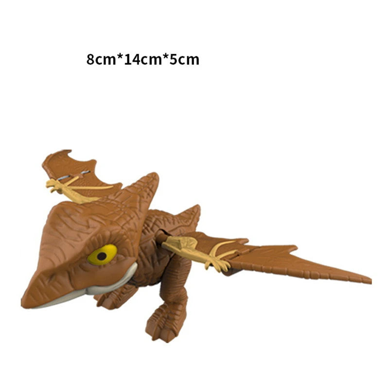 Dinosaure jurassique Triceratops tyrannosaure, modèle de jouets pour enfants, dinosaures créatifs pour mordre les doigts, jouet interactif, cadeau pour garçon