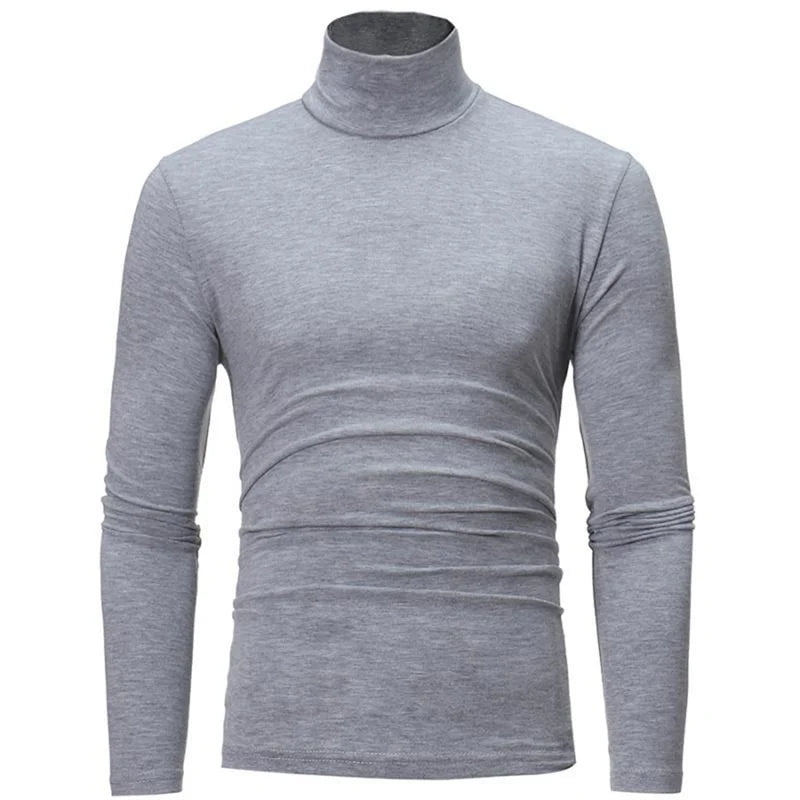 Sous-Vêtement Thermique Col Haut Homme — Mince Manches Longues Hiver Automne