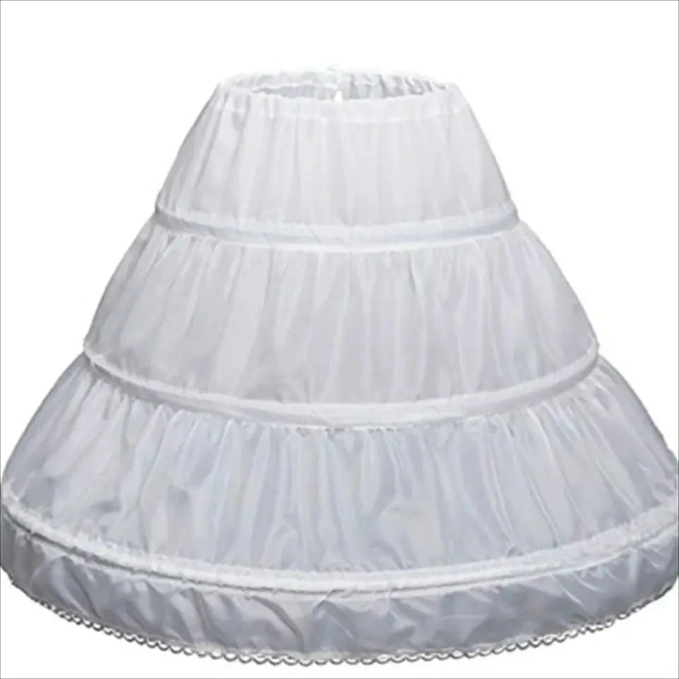 Enagua de flores para niñas, falda interior de Cosplay, fiesta infantil, falda tutú de Ballet Lolita, Enaguas Sottogonna Mini