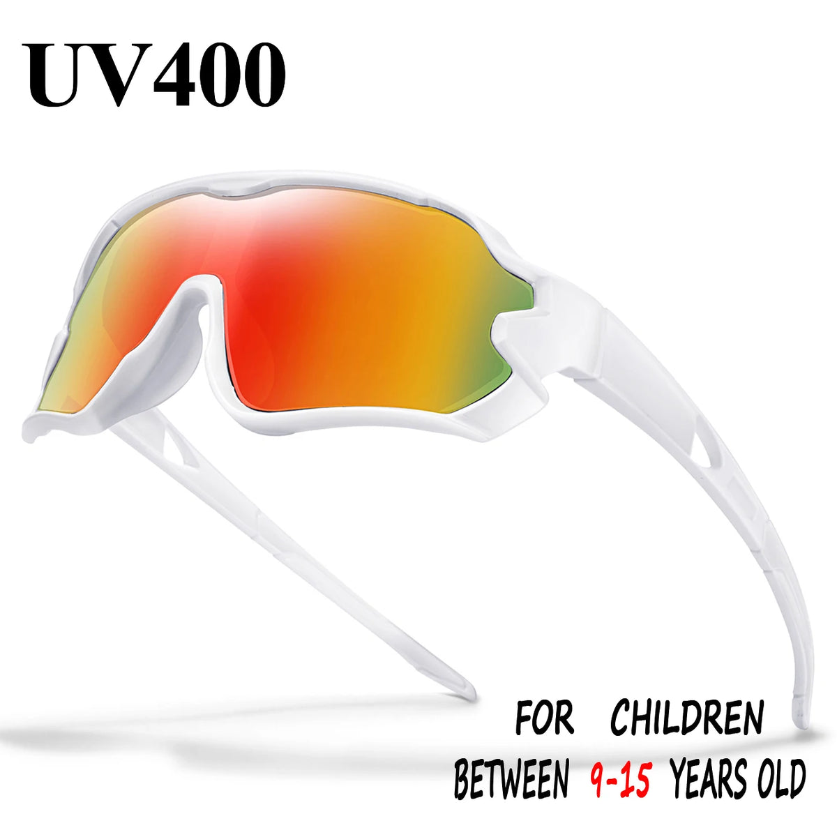 9-15 ans enfants cyclisme lunettes de soleil garçons et filles Sports de plein air équitation UV400 Camping lunettes pêche vélo lunettes pour enfants