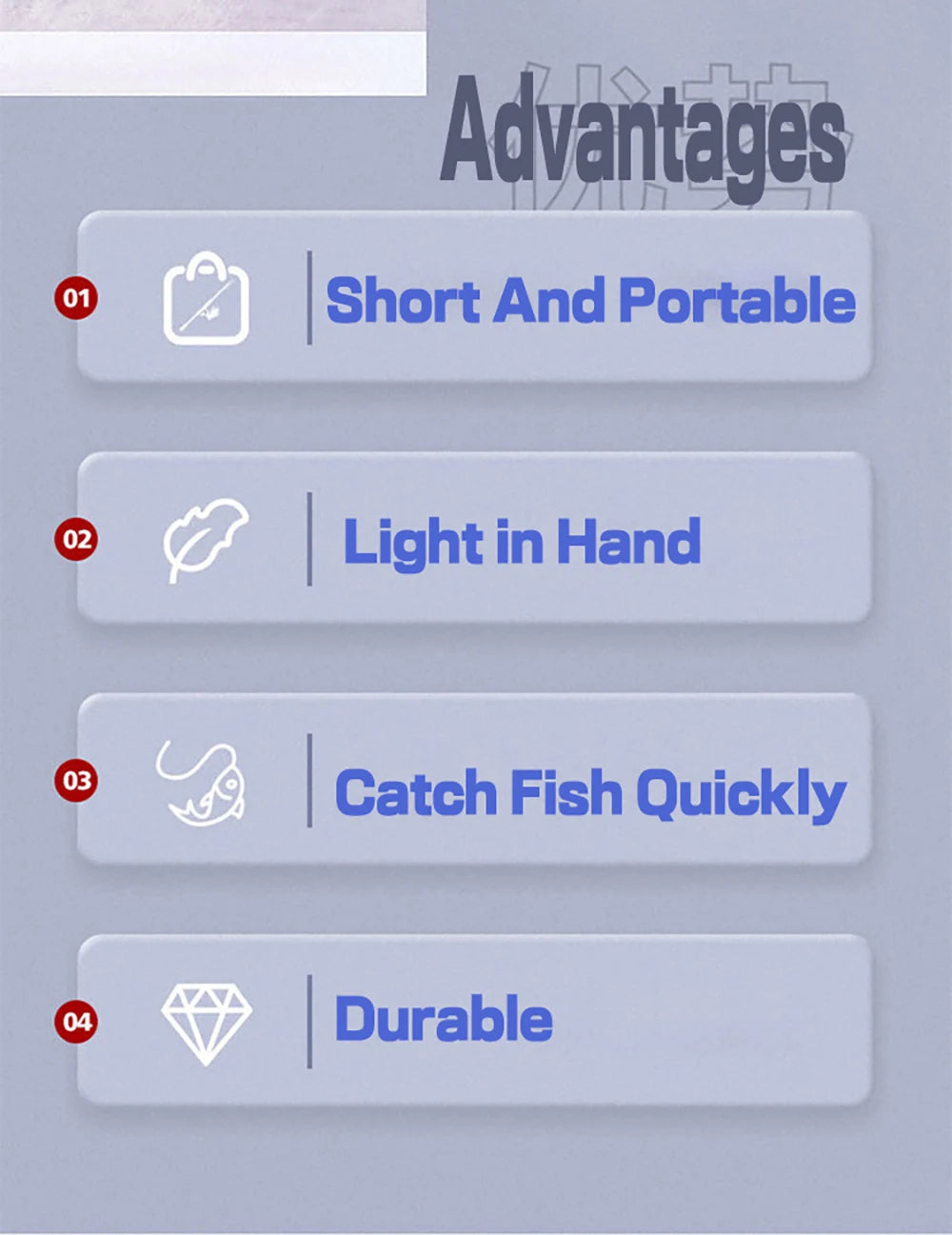 1.8M 2.1M 2.4M 2.7M 3.0M canne à pêche télescopique au leurre canne à pêche coulée canne à filature canne de voyage canne à pêche ultralégère