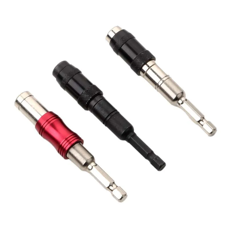 Embouts de tournevis à anneau magnétique hexagonal, outils à main, rallonge de foret, nouveau support à changement rapide, guide d'entraînement, pointe de perceuse à vis, 1/4"