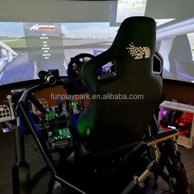 Équipement de résonance d'émulateur de course en salle personnalisé, commentaires de force sportive personnalisés, entraînement de réalité immersive, divertissement