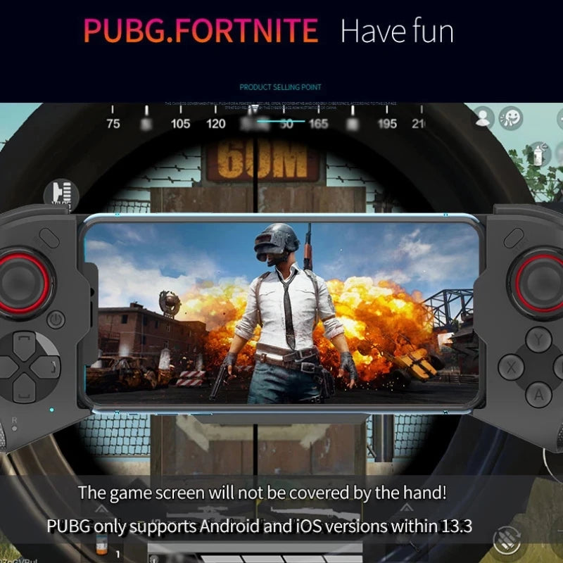 Mando de juego para iPhone Android teléfono móvil control Bluetooth controlador gatillo Pubg Mobile Joystick juego Smartphone Mando juego Pad