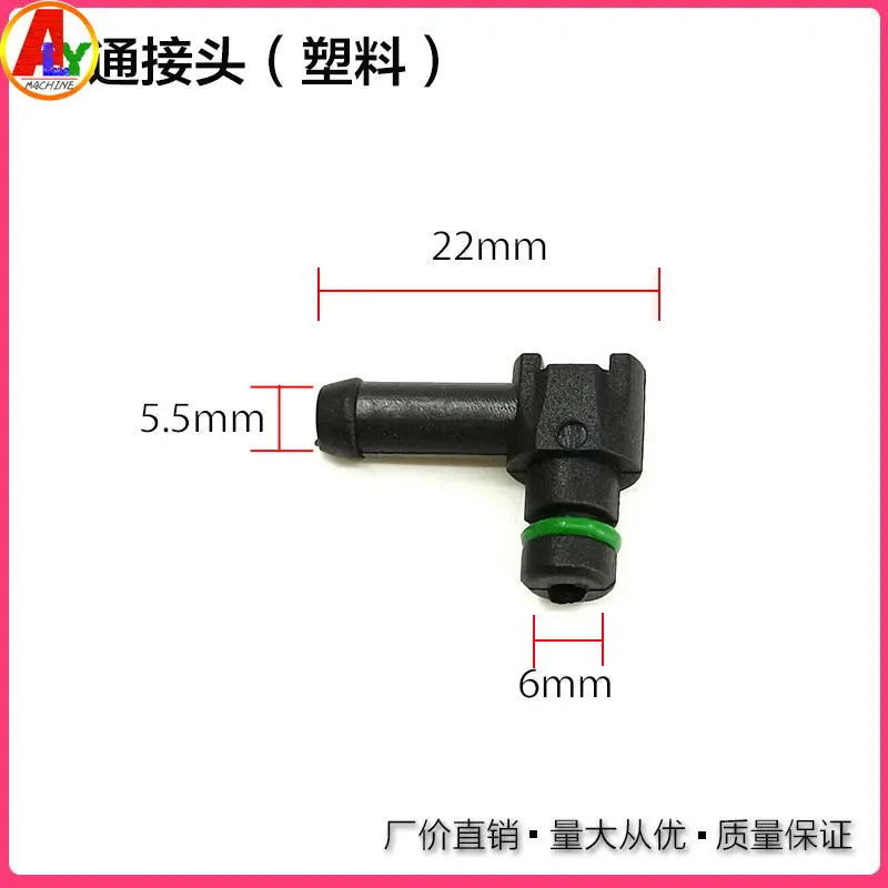 Tubo de retorno del inyector del motor diésel, conector de aceite de fuga tipo T/L para piezas 4JJ1 Denso Isuzu 4KH1 D-MAX 1 pieza 8973152312