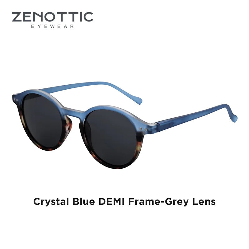 Lunettes de soleil polarisées circulaires rétro 2026 — petites rondes, UV400, vintage, hommes femmes