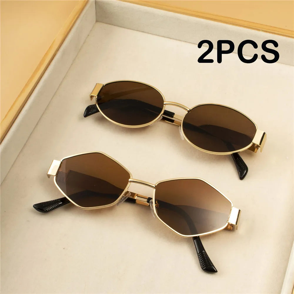 Lunettes de soleil polarisées UV400 — cadre rond, casual, mode, extérieur
