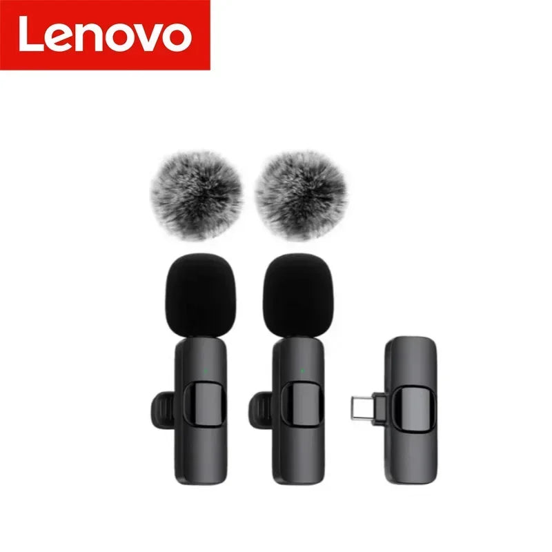 Micro Lavalier Sans Fil Portable — Enregistrement Audio/Vidéo, Streaming, Smartphones