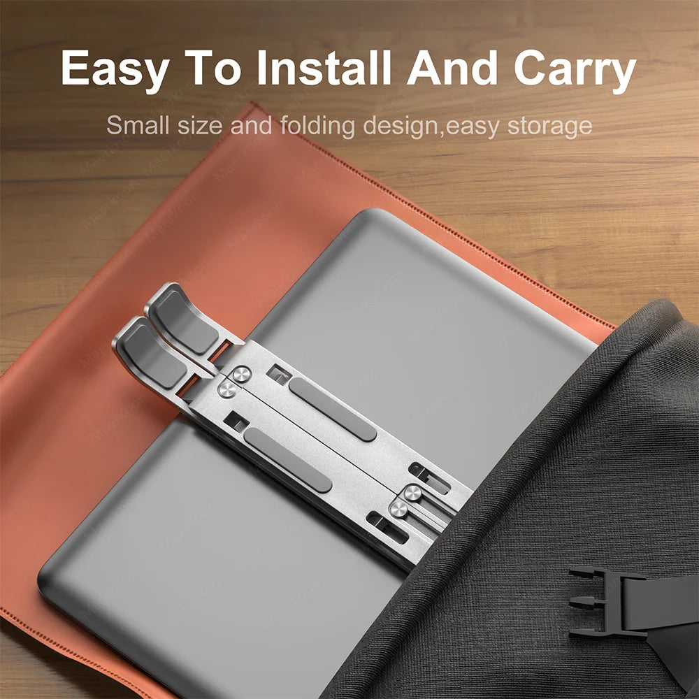Support ordinateur portable en aluminium réglable — refroidissement, lévitation, accessoires bureau