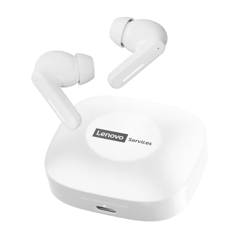 Nuevos auriculares inalámbricos Bluetooth Lenovo LE209 con cancelación de ruido ANC, música HiFi, auriculares Bluetooth con 30 horas de duración de la batería, auriculares para juegos