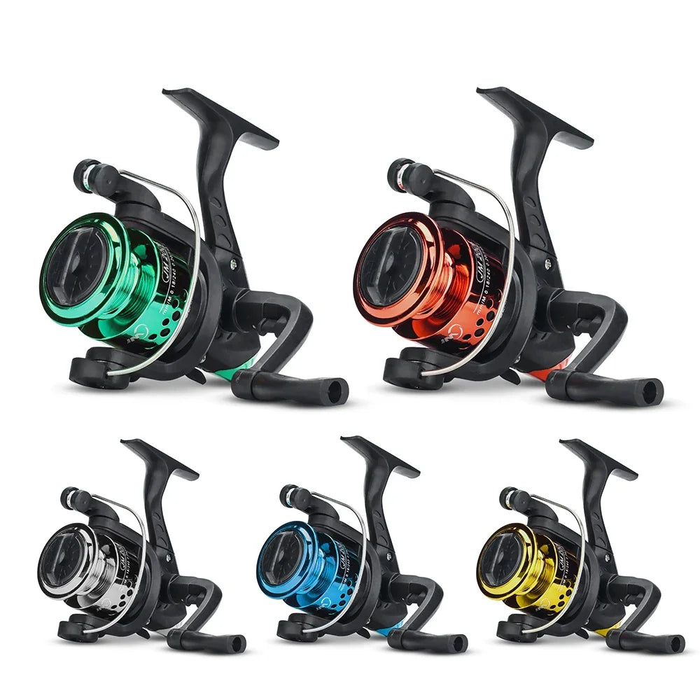 Moulinets de pêche Spinning 5.2:1 roue en plastique moulinet de pêche leurre roue navire appât coulée pêche volante à la traîne