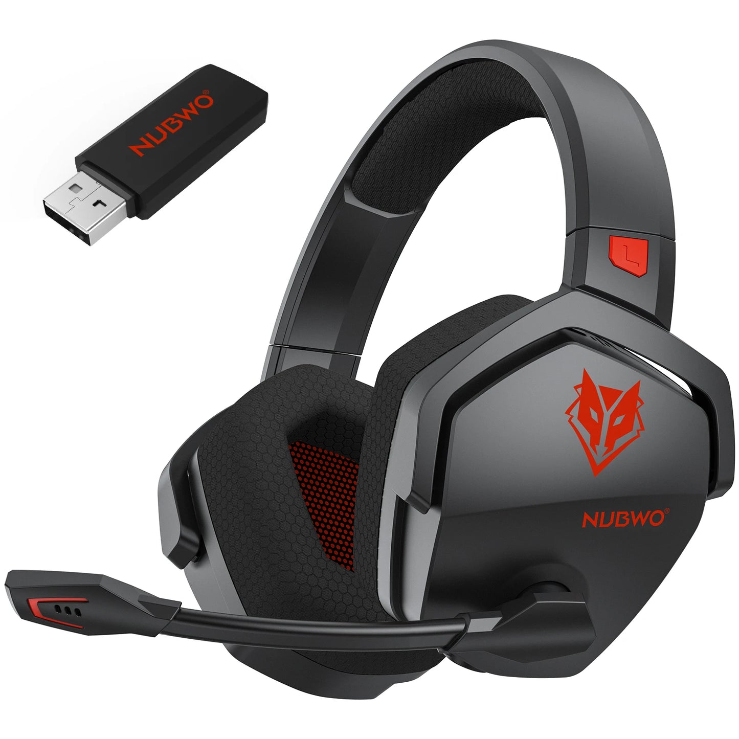 Auriculares inalámbricos dobles NUBWO G06 con micrófono para PS5, PS4, PC, móvil, Switch, auriculares inalámbricos Bluetooth de 2.4GHz
