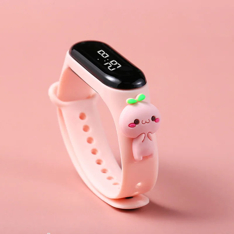 Reloj deportivo impermeable para niños, reloj SpidSuffolk Butter para niñas, pulsera electrónica, reloj táctil LED, de moda
