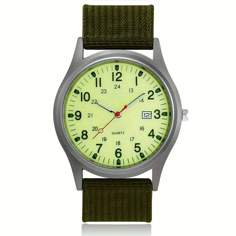 Montre Quartz Étanche Grand Cadran Homme — Mode 2023 Bracelet