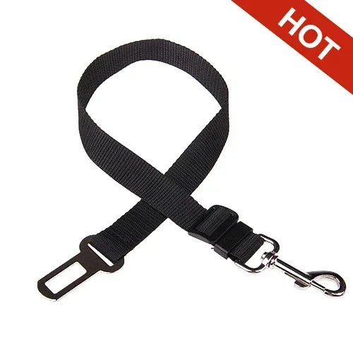 Cinturón de seguridad ajustable para mascotas, gatos, perros, asiento de seguridad para mascotas, vehículo, arnés para perros, Clip de plomo, palanca de seguridad, tracción, collares para perros, accesorios para c