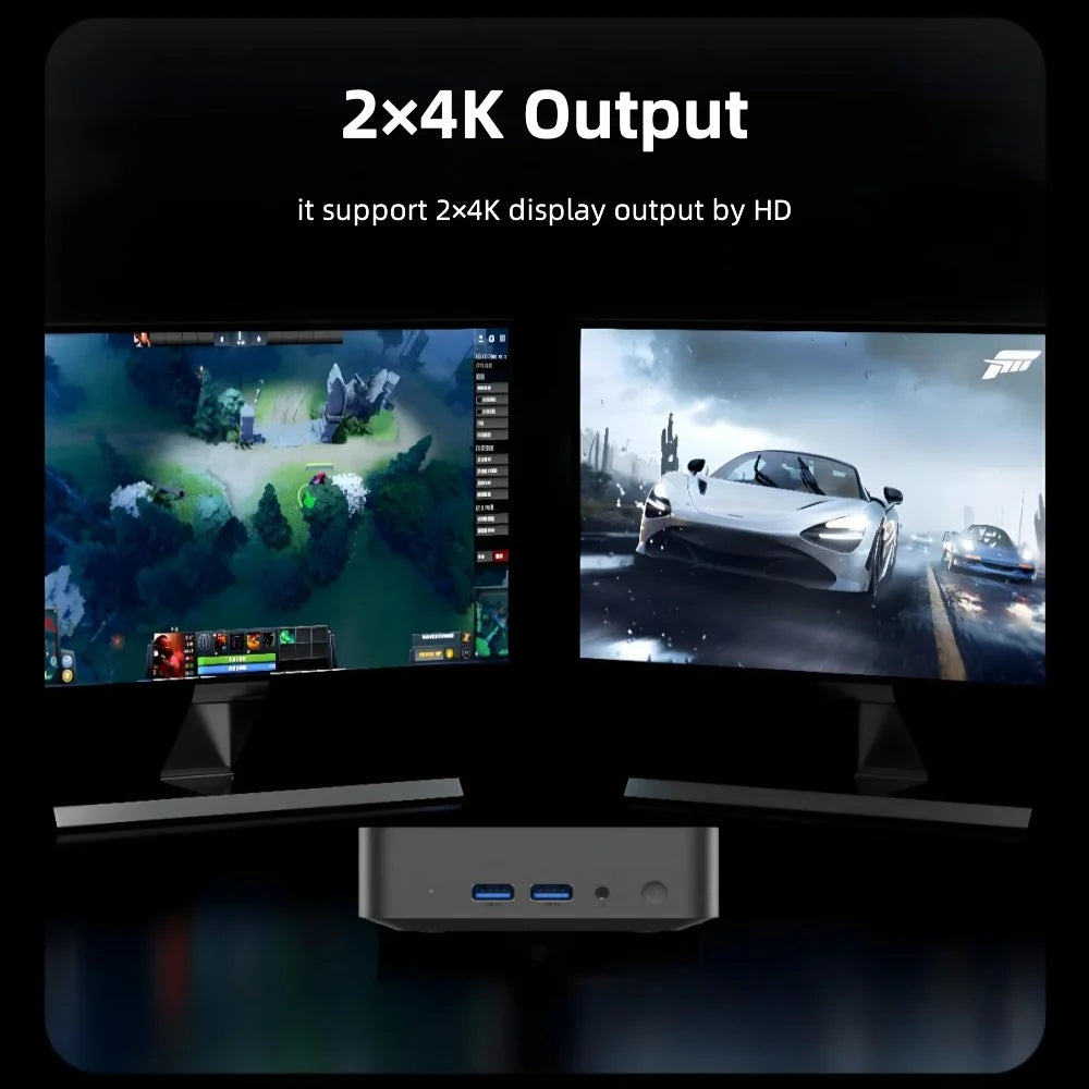 Mini PC Intel Core i9-10980HK / N150 Windows 11 — 16/32 Go RAM, SSD 256Goà 2To, WiFi 6, 4K