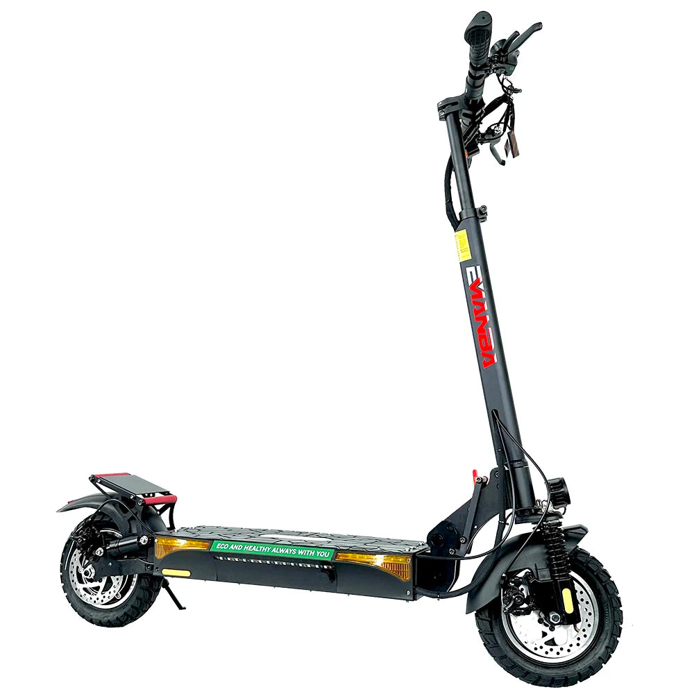 Trottinette Électrique Tout-Terrain Double Moteur — 48V Portée 60 km Charge 150 kg