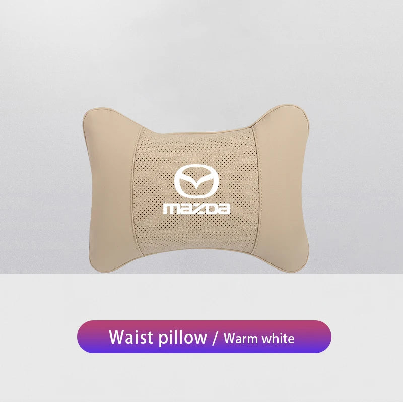Almohada cervical para asiento de coche, accesorios para reposacabezas de asiento de coche para Mazda 3 6 CX5 2 CX3 CX9 MX5 RX8 Axela Demio Atenza
