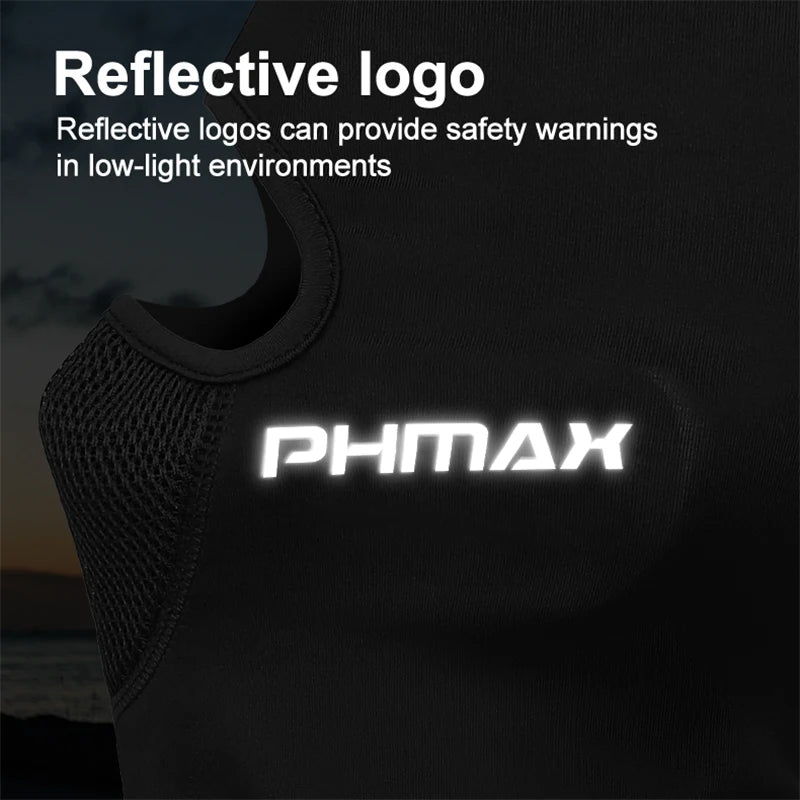 PHMAX Mascarilla de montar para motocicleta, protección contra el viento y el calor, transpirable, máscara facial completa, pasamontañas, sombrero, bufanda, gorra, moto, motociclista, gorra de viento