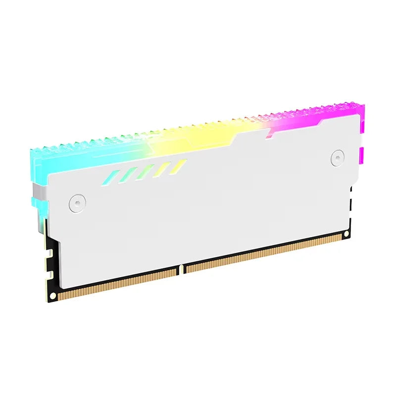 Dissipateur thermique de mémoire PC RM-1 gilet de refroidissement RAM 5V-3PIN ARGB RAM dissipateur thermique Aura Sync pour ordinateur de bureau mémoire DDR3 DDR4 DDR5 DDR2