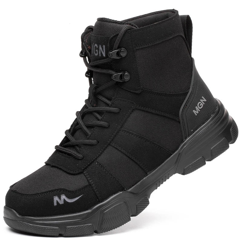 Work Boots Indestructible Safety Shoes Men Steel Toe Shoes Puncture Proof Sneakers Women Non-slip Work Shoes Tactical Boots For Men