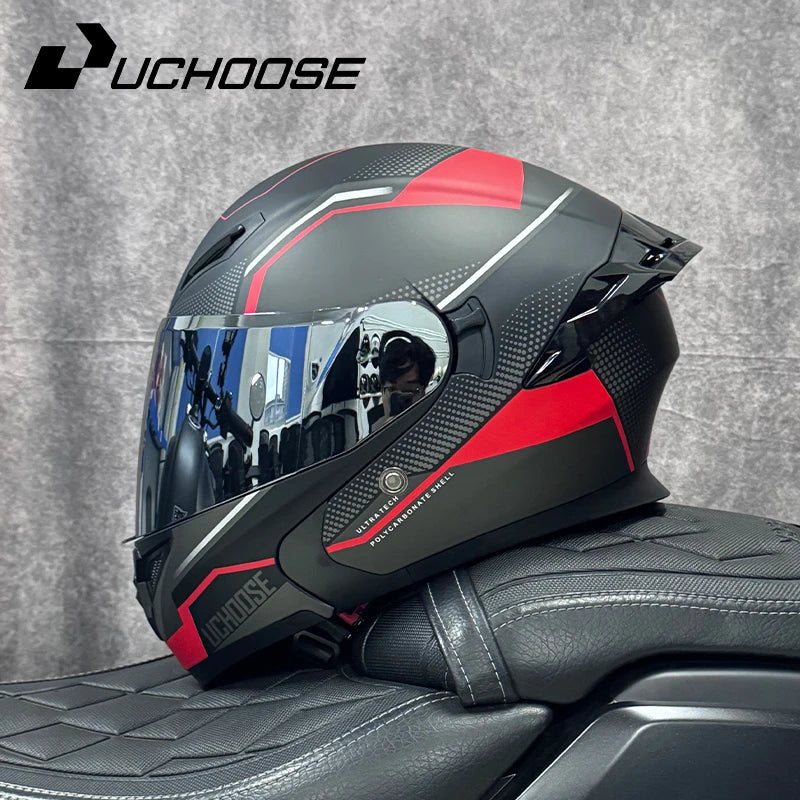 Casque de moto DOT de haute qualité quatre saisons course de Motocross modulaire rabattable hommes femmes casque tout-terrain casque gratuit