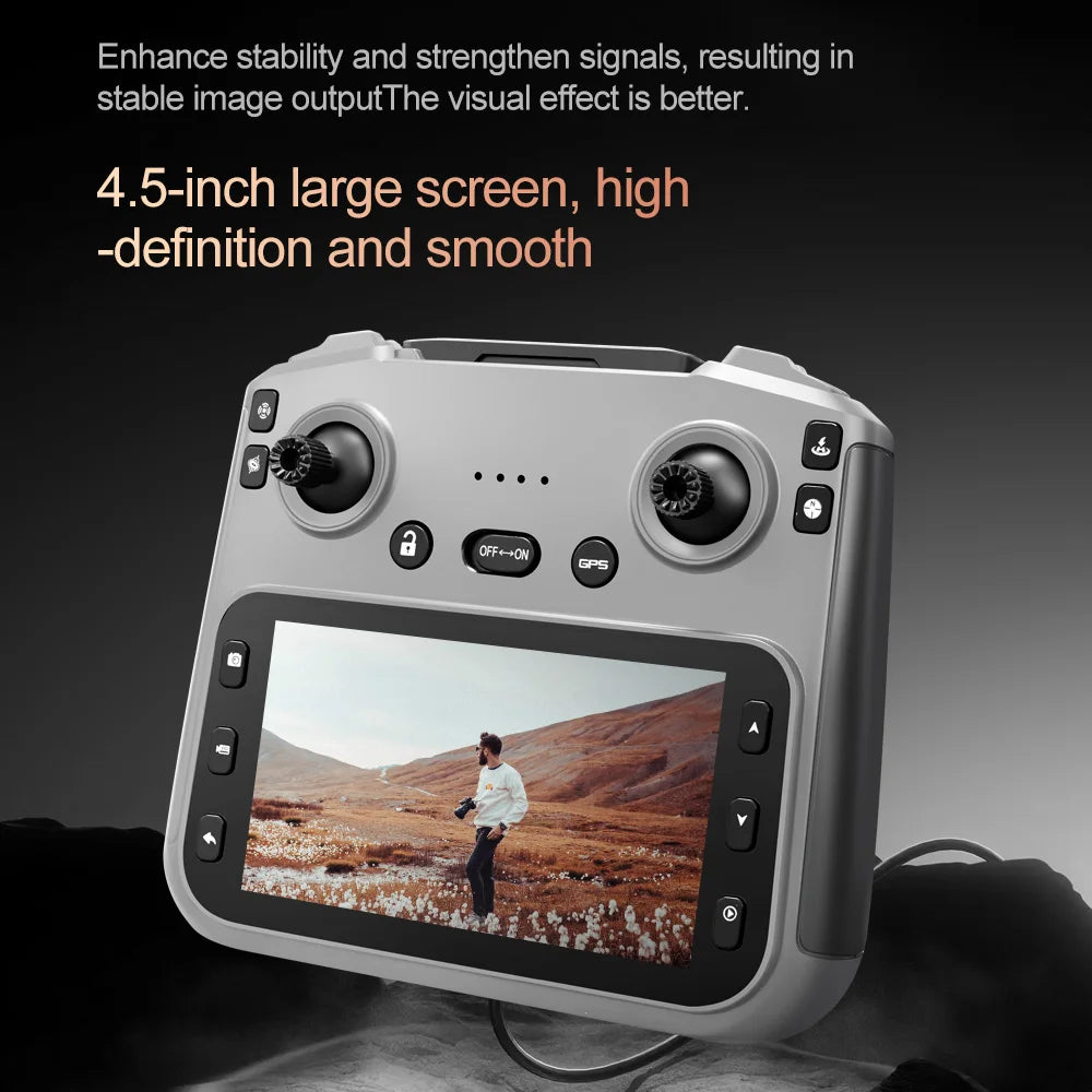 Drone GPS professionnel 4K/8K — double caméra HD, moteur brushless, 5G WiFi FPV, quadricoptère RC