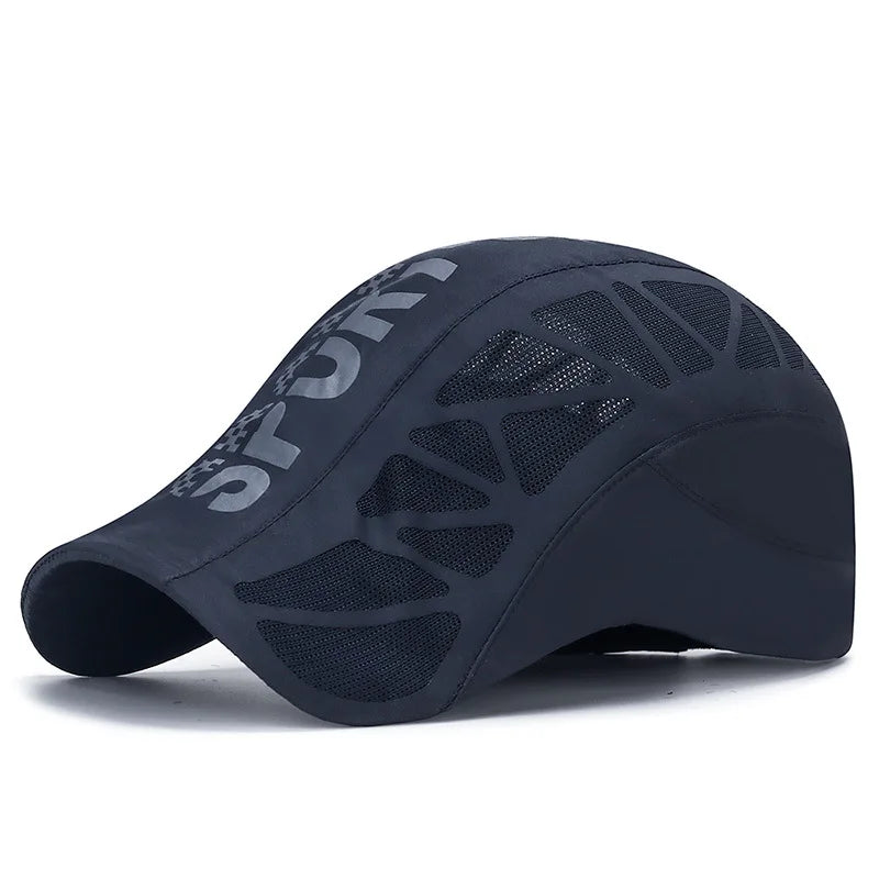 Chapeau de Sport Alphabet pour hommes, nouveau chapeau d'été en maille respirante, ombre à séchage rapide, casquette de protection solaire d'extérieur