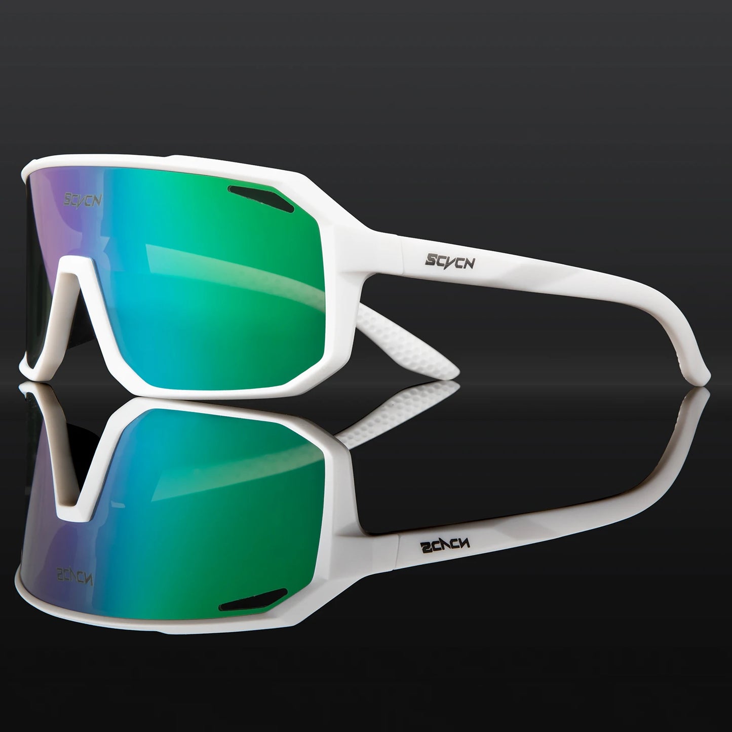 SCVCN Gafas de sol de ciclismo para hombre y mujer, MTB, bicicleta de carretera, gafas de conducción, deportes al aire libre, gafas de correr UV400, gafas de senderismo