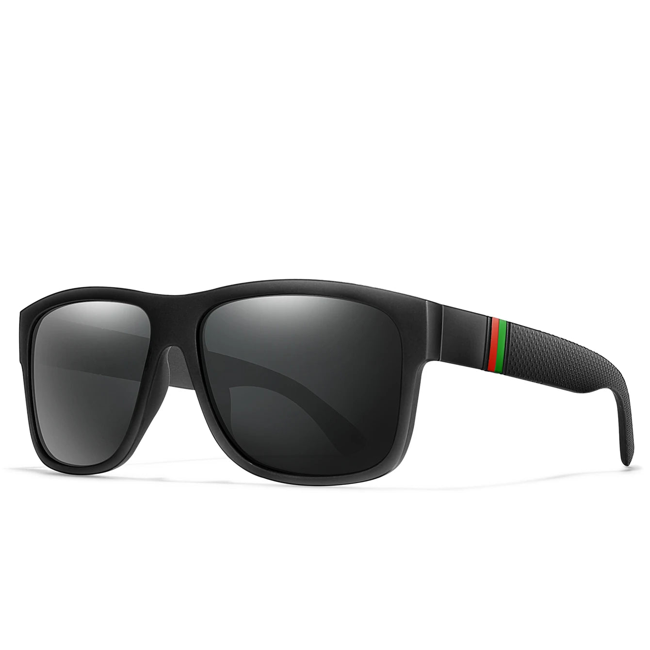 Gafas de sol polarizadas cuadradas clásicas para hombre, para pesca, conducción al aire libre, ciclismo, carrera, vintage, montura grande, UV400