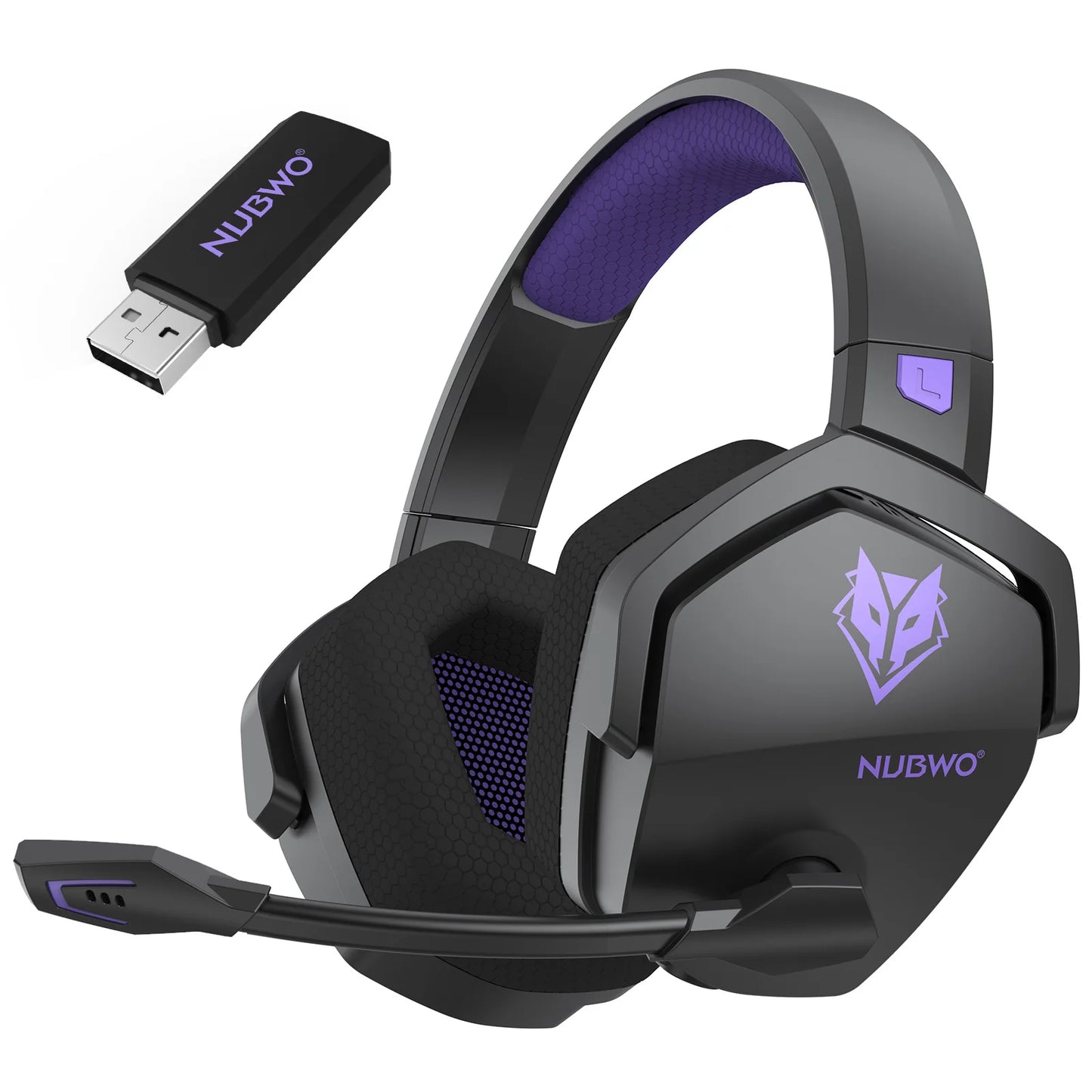 Auriculares inalámbricos dobles NUBWO G06 con micrófono para PS5, PS4, PC, móvil, Switch, auriculares inalámbricos Bluetooth de 2.4GHz