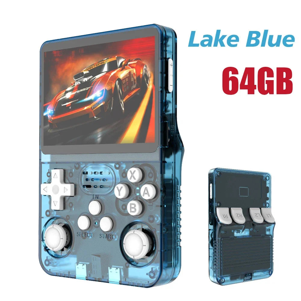 BOYHOM 256G 128G R36S Consola de juegos portátil retro sistema Linux de 3.5 pulgadas IPS reproductor de bolsillo portátil de 64 GB videojuegos regalos para niños