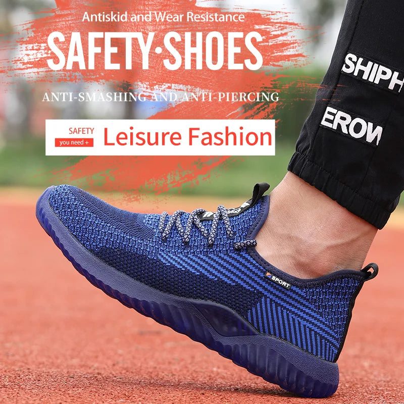 Chaussures de Sécurité Homme Embout Acier Anti-Perforation — Construction & Travail