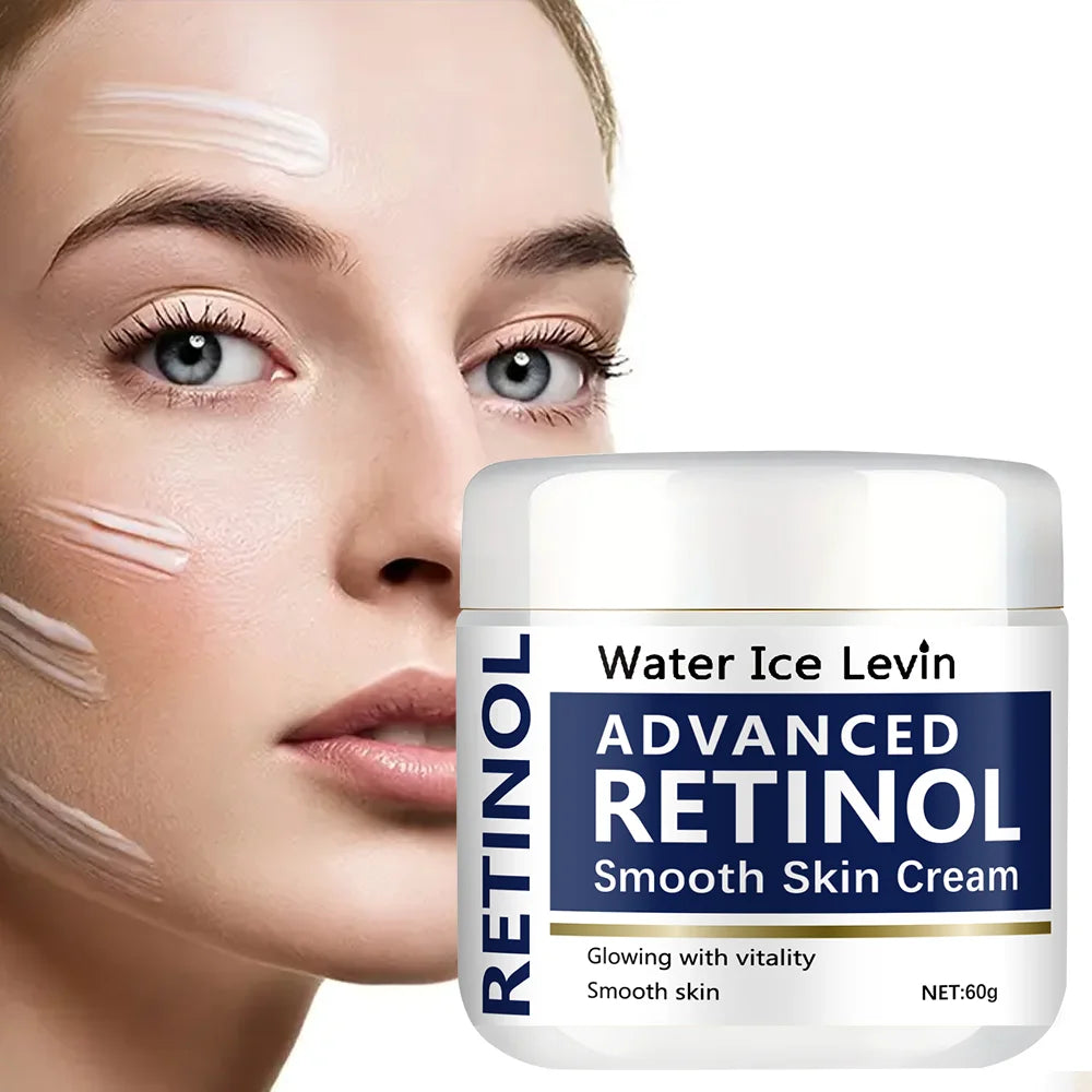 Crema de retinol avanzado para una piel suave Combinación de piel vibrante, suave y ligera Uso de día y de noche Crema hidratante con vitamina C apta para piel sensible Crema hidratante con retinol