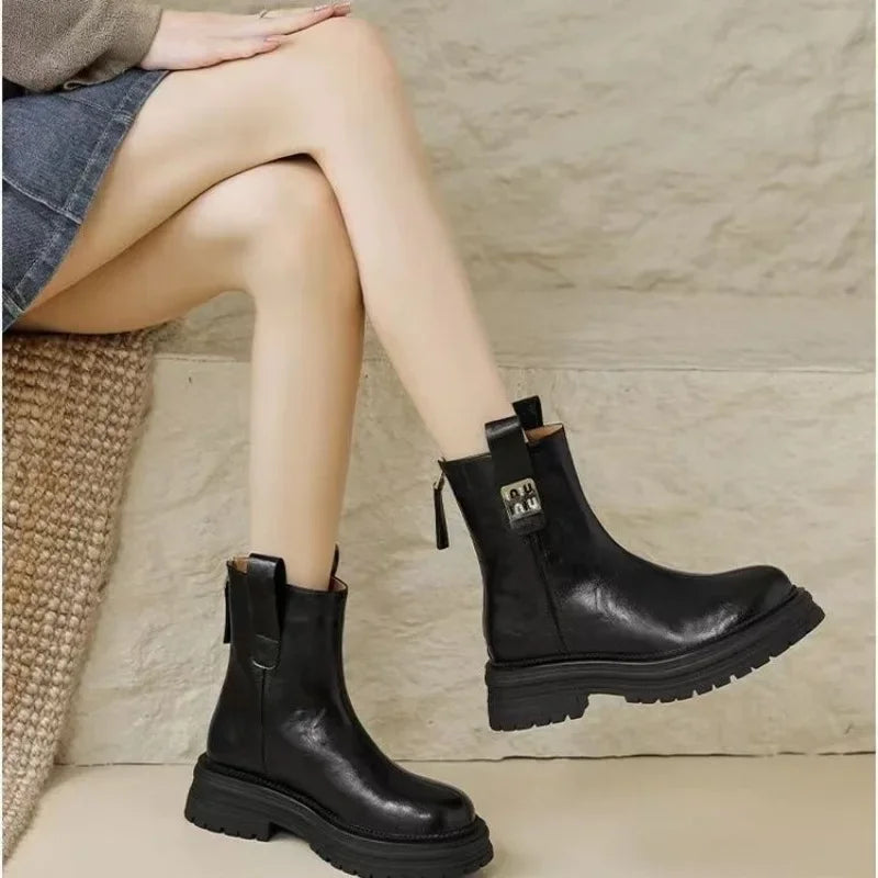 Bottes de Neige Femme Fourrées Polaire Antidérapantes — Chaleur & Confort Hiver