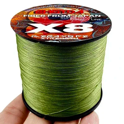 GHOTDA LURE FISH X8 lignes de pêche 300M 100M 8 brins fils tressés Multifilament PE ligne pour carpe cordon de pêche 18LB-78LB lisse